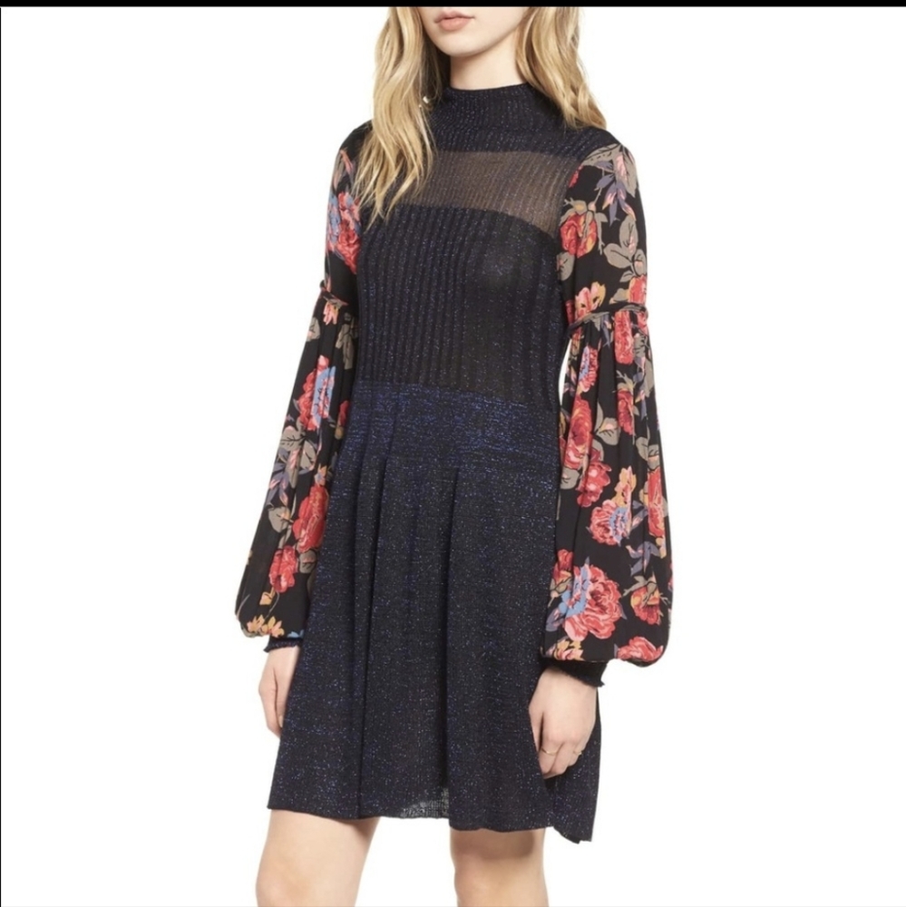 NWT Free People Holiday Sweater Dress Sz XS